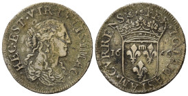 FOSDINOVO. Maria Maddalena Centurioni, moglie di Pasquale Malaspina (1663-1669). Luigino 1666. Ag (2,01 g). Cammarano 65 var. IMAG. BB+