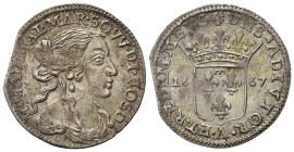 FOSDINOVO. Maria Maddalena Centurioni, moglie di Pasquale Malaspina (1663-1669). Luigino 1667. Ag (2,10 g). Cammarano 71. SPL