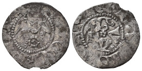 GUARDIAGRELE. Ladislao di Durazzo (1391-1414). Bolognino Ag (0,52 g). MIR 460-463. qBB