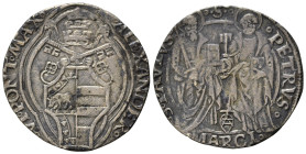 MACERATA. Stato Pontificio. Alessandro VI (1492-1503) Rodrigo Borgia. Grosso Ag (2,48 g). MIR 536. MB-BB