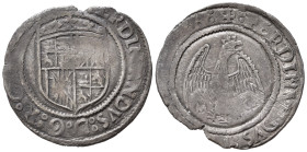 MESSINA. Ferdinando il Cattolico (1479-1516). Tarì con sigle MC. Ag (3,58 g). MIR 245/2. qBB