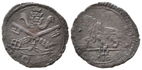 ROMA. Leone X (1513-1521). Quattrino. Mi (0,58 g). MIR 640; Muntoni 54. BB