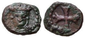 SALERNO. Ruggero II (1105-1154). Follaro. Cu (1,10 g). Bellizia 134; Travaini 1995 255. SPL