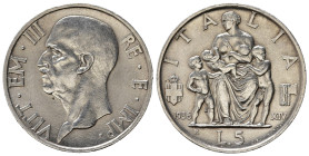 Regno d'Italia. Vittorio Emanuele III (1900-1943). 5 lire 1936. Gig. 83. SPL+/qFDC
