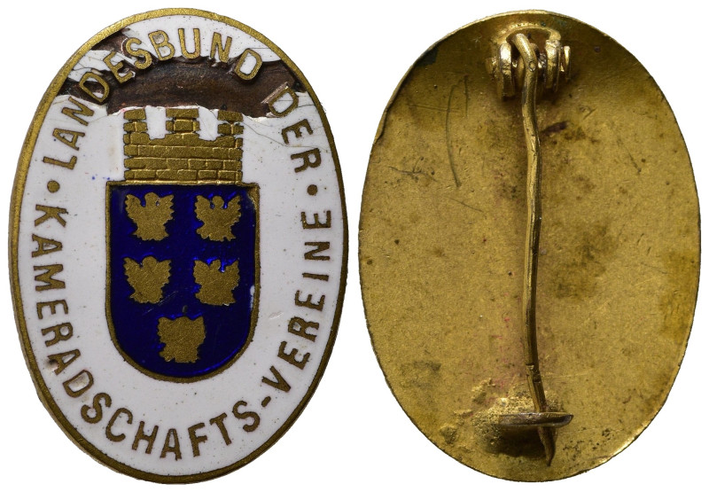 MEDAGLIE ESTERE – AUSTRIA – 1934/1938, distintivo di un'associazione statale di ...