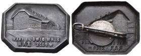 MEDAGLIE ESTERE – GERMANIA – III REICH (1933-1945), Distintivo per bastone da passeggio Stocknagel di Karl Ludwig Haus 1803m. La Karl-Ludwig-Haus (Car...