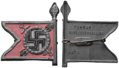 MEDAGLIE ESTERE – GERMANIA – III REICH (1933-1945), spilla delle truppe della Germania Nazista. Distintivo in materiale plastico da giacca originale r...