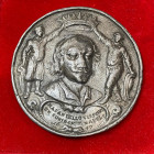 MEDAGLIE ESTERE – PROVINCIE UNITE DELL’OLANDA (REGNO UNITO E REGNO DI NAPOLI), medaglia satirica, estremamente rara (RRRR), emessa nel 1658 per dilegg...