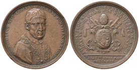 MEDAGLIE PAPALI. ROMA. Benedetto XIII (1724-1730). Medaglia anno I. Elezione al Pontificato 1724. AE (31,50 g - 43,7 mm) Opus Vestner. Miselli 181. BB...