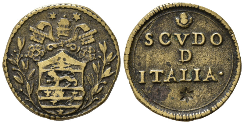 Pesi. Stato Pontificio. Innocenzo XI (1676-1689). Peso monetale Scudo d'Italia. ...