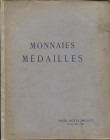 CIANI L. - Paris , 3\6 – June, 1935. Monnaies antiques grecques, romaines et byzantines, monnaies francaise .... et medailles. Pp. 96, nn. 1598, tavv....