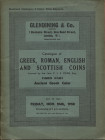 GLENDINING & CO. London, 24 – November, 1950. Ancient Greek coins Third part collection V. J. E. Ryan. Pp. 31, nn. 1378 – 1558f, tavv. 6. Ril. editori...