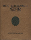 HELBING O. NACH. - Munchen, 22 – Marz, 1926. Griechische und Romische munzen. Pp. 40, nn. 398, tavv. 15. Ril. ed. ottimo stato, molto rara la prima pa...