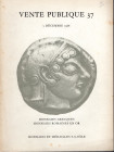 MUNZEN und MEDAILLEN. – Vente publique 37. Basel, 5 – December, 1968. Monnaies grecques, monnaies romaine en or. Pp. 42, nn. 351, tavv. 24. Ril. ed bu...