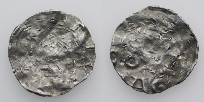Germany. Remagen. Heinrich III 1039-1056. AR Denar (19mm, 1.29g). +RIG[EMAG]O, c...