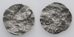 Germany. Remagen. Heinrich III 1039-1056. AR Denar (19mm, 1.29g). +RIG[EMAG]O, crowned head facing / SCA / COLO / [+]A[G]. Dbg. 430; Hävernick 211 (as...