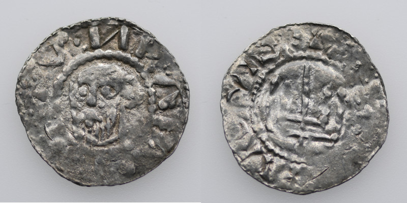 Germany. Duchy of Saxony. Bernard II 1011-59. AR Denar (19mm, 0.81g). Jever mint...