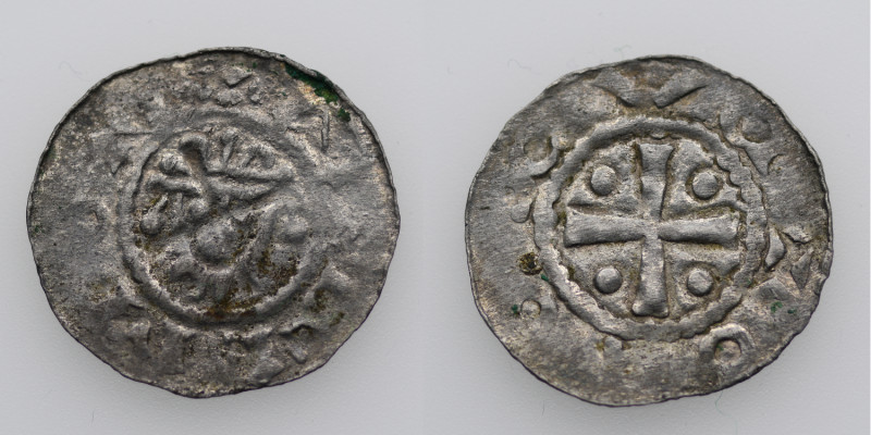 Germany. Saxony. Hermann 1059-1086. AR Denar (19mm, 0.78g). Jever mint. [ИEREMON...