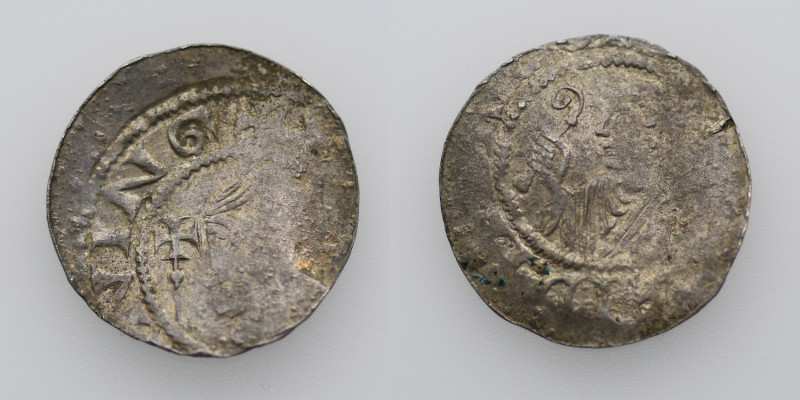Germany. Archdiocese of Magdeburg. Anonymous 1039-1056. AR Denar (18mm, 0.85g). ...