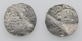 Germany. Archdiocese of Magdeburg. Anonym 11 century. AR Denar (18mm, 1.06g). Bust facing right / Wall, behind three towers. Dbg. 648 var; Mehl 42 var...