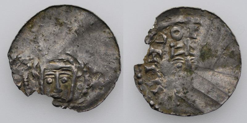 Germany. Swabia. Konrad II 1024-1029. AR Denar (21mm, 1.19g). Strasbourg mint. C...