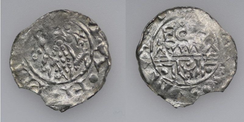 The Netherlands. Utrecht. Wilhelm de Ponte 1054-1076. AR Denar (16mm, 0.39g). Bi...