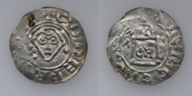 The Netherlands. Friesland. Godfrey III 997-1069. AR Denar (16mm, 0.53g). Mere (...