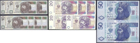 Banknoten - Ausland - Polen
Narodowy Bank, 6 X 10, 5 X 20 und 2 X 50 Zloty 1994 u. 2012. I bis I- Pick 173, 175, 184.