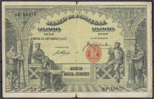 Banknoten - Ausland - Portugal
10 Mil Reis o.D. IV-V, äußerst selten Pick 108.
