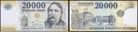 Banknoten - Ausland - Ungarn
20000 Forint 2016. I- Pick 207.