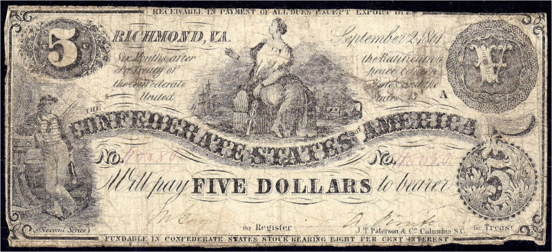 Banknoten - Ausland - Vereinigte Staaten von Amerika
Confederate States of Amer...