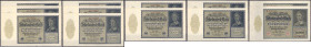 Banknoten - Die deutschen Banknoten ab 1871 nach Rosenberg - Deutsches Reich, 1871-1945
12 X 10 Tsd. Mark 19.1.1922. 3 X 2 Paare mit folge KN. und 2 ...