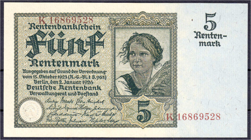 Banknoten - Die deutschen Banknoten ab 1871 nach Rosenberg - Deutsches Reich, 18...