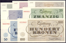 Banknoten - Die deutschen Banknoten ab 1871 nach Rosenberg - Deutsches Reich, 1871-1945
KZ Theresienstadt, der Älteste der Juden. 1, 2, 5, 10, 20, 50...