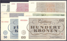 Banknoten - Die deutschen Banknoten ab 1871 nach Rosenberg - Deutsches Reich, 1871-1945
KZ Theresienstadt, der Älteste der Juden. 1, 2, 5, 10, 20, 50...