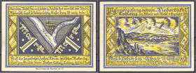Banknoten - Deutsches Notgeld und KGL - Coblenz (Rheinland)
Männergesangsverein “Liedertafel“ o.D. Gültig bis 1.4.1924, ohne Wz. I, sehr selten Lindm...