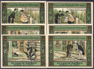 Banknoten - Deutsches Notgeld und KGL - Höxter (Westfalen)
6 X 75 Pfennig, Drogerie Necker o.D. Ohne KN., Bilder 1-6 komplett meist I-, sehr selten L...