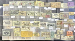 Banknoten - Lots - Deutschland
Provinz Sachsen, Sammlung von ca. 3000 Verkehrsausgaben in 3 kleinen Kartons, alle in Klarsichthülle gesammelt und nac...