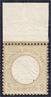 5 Groschen großer Brustschild 1872, postfrisches Oberrandstück in Luxuserhaltung, ungefaltet. Mi. 180,-€. ** Michel 22.