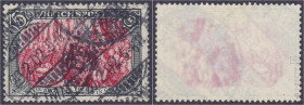 5 M. Reichspost 1900, sauber gestempelt, Type III, tiefst geprüft Jäschke-L. BPP. Mi. 500,-€. gestempelt. Michel 66 III.