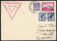 1 M. Chicagofahrt 1933, sauber entwertet auf Postkarte. Mi. 500,-€. Karte. Michel 496.