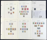 Großbritannien - Britische Post in Levante 1855-1921 gest.: Komplette Qualitätssammlung auf Blättern mit allen Anfangsausgaben ab Nr. 1 bis Nr. 61, Nr...