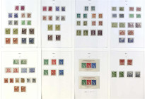 Berlin 1948-1990 */**/gest.: Karton mit einer Bi-Collect Sammlung ab Schwarzaufdruck komplett inkl. Block 1 postfrisch und gestempelt mit Sonderstempe...