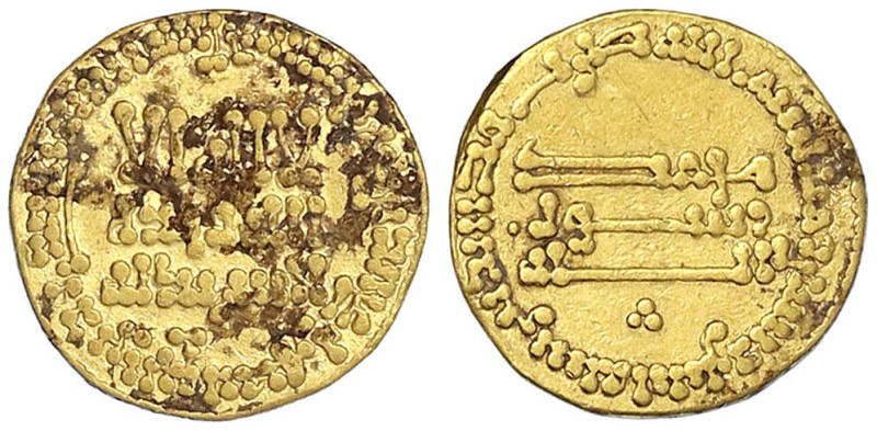 Orientalische Goldmünzen - Abbasiden - Al Mahdi, 775-785 (AH 158-169)
Dinar AH ...