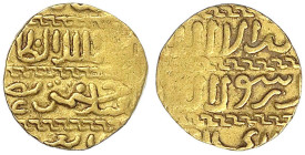Orientalische Goldmünzen - Mamluken - Al Zahir Jaqmaq, 1438-1453 (AH 842-857)
Ashrafi AH 84x = 1439/1446, ohne Münzstättenangabe. 3,42 g. sehr schön,...