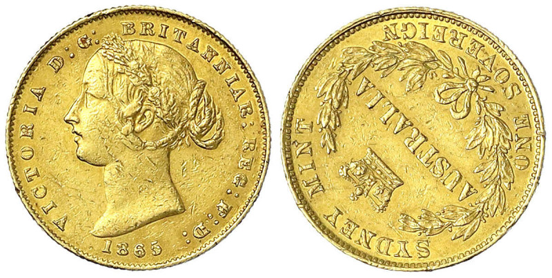 Ausländische Goldmünzen und -medaillen - Australien - Victoria, 1837-1901
Sover...