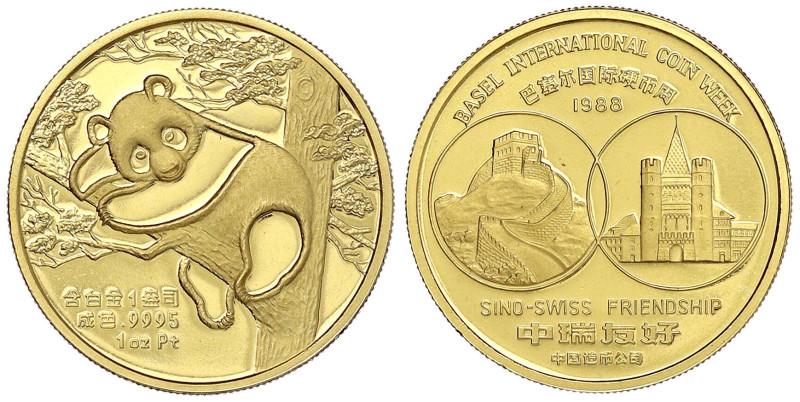 Ausländische Goldmünzen und -medaillen - China - Volksrepublik, seit 1949
Freun...