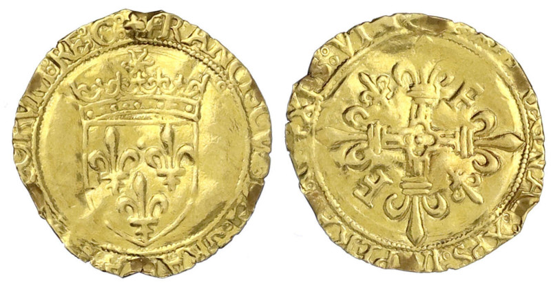 Ausländische Goldmünzen und -medaillen - Frankreich - Francois I., 1515-1547
Ec...