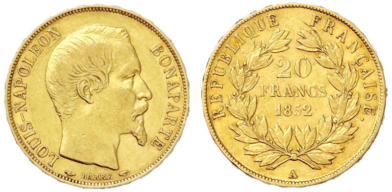 Ausländische Goldmünzen und -medaillen - Frankreich - Napoleon III., 1852-1870
...