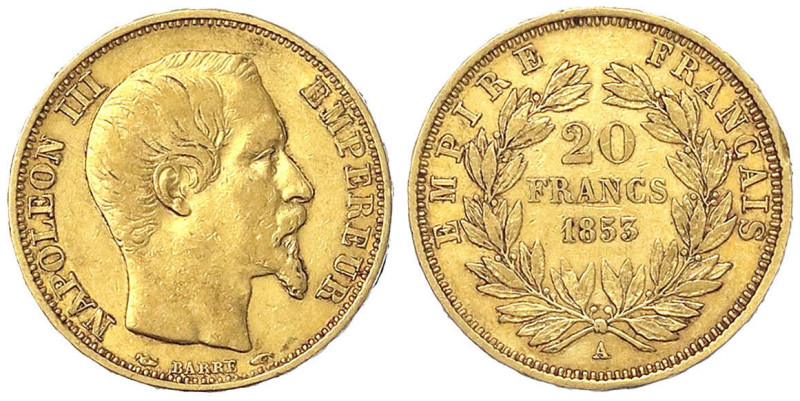 Ausländische Goldmünzen und -medaillen - Frankreich - Napoleon III., 1852-1870
...